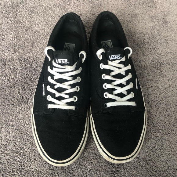 mens black vans shoes